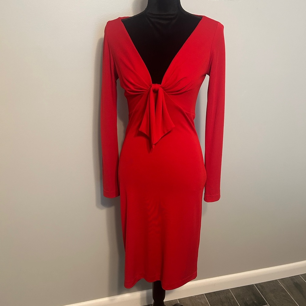 Red dress